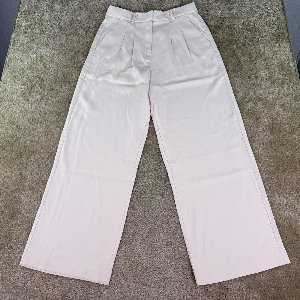 French Connection Wide Leg Pants in Light Pink